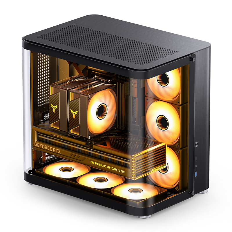 Picture of Picture of Caja ATX Jonsbo TK-2 2.0 Vidrio Templado Negro