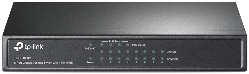 Picture of Picture of Switch TP-Link TL-SG1008P 8 Portas Gigabit c/ 4 Portas PoE