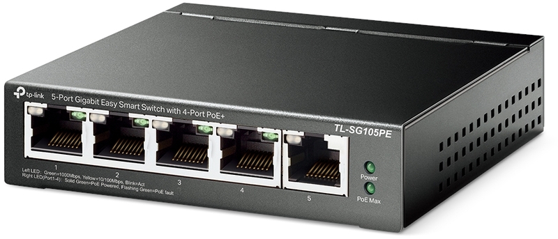 Picture of Picture of Switch TP-Link TL-SG105PE 5 Portas Gigabit Easy Smart Switch c/ 4 Portas PoE+