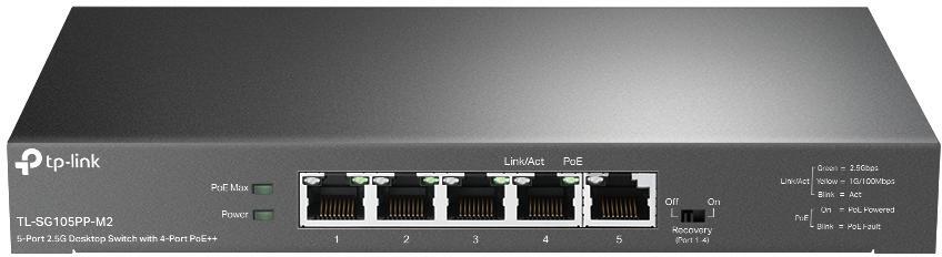 Picture of Picture of Switch TP-Link TL-SG105PP-M2 Unmanaged 5-Port 2.5G Desktop Switch with 4-Port PoE++
