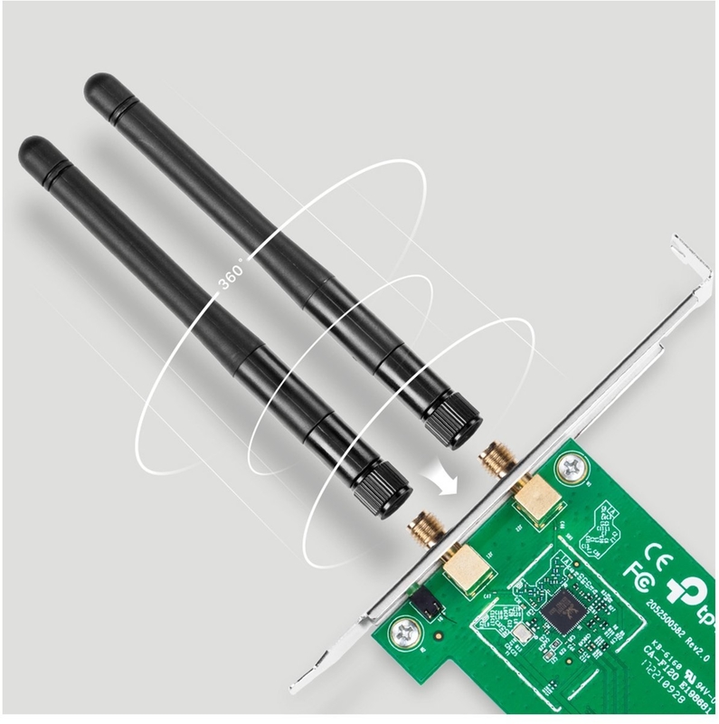 TP-Link - Tarjeta de Red TP-Link PCI Express TL-WN881ND Wi-Fi N300