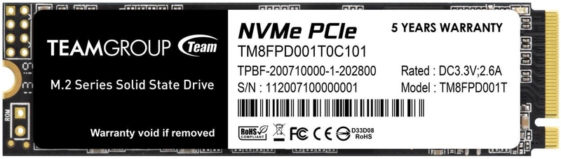 Picture of Picture of SSD Team Group MP33 PRO 1TB M.2 NVMe (3500/3000MB/s)