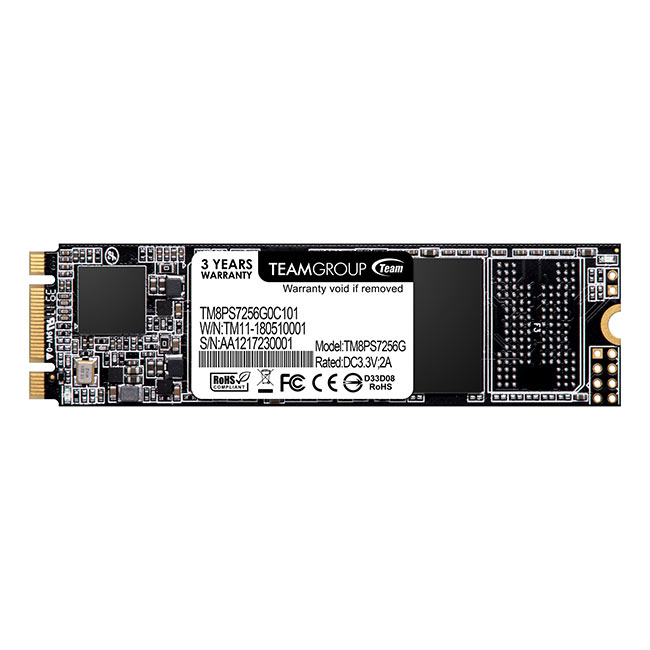 Picture of Picture of SSD Team Group MS30 256GB M.2 2280 SATA (500/400MB/s)