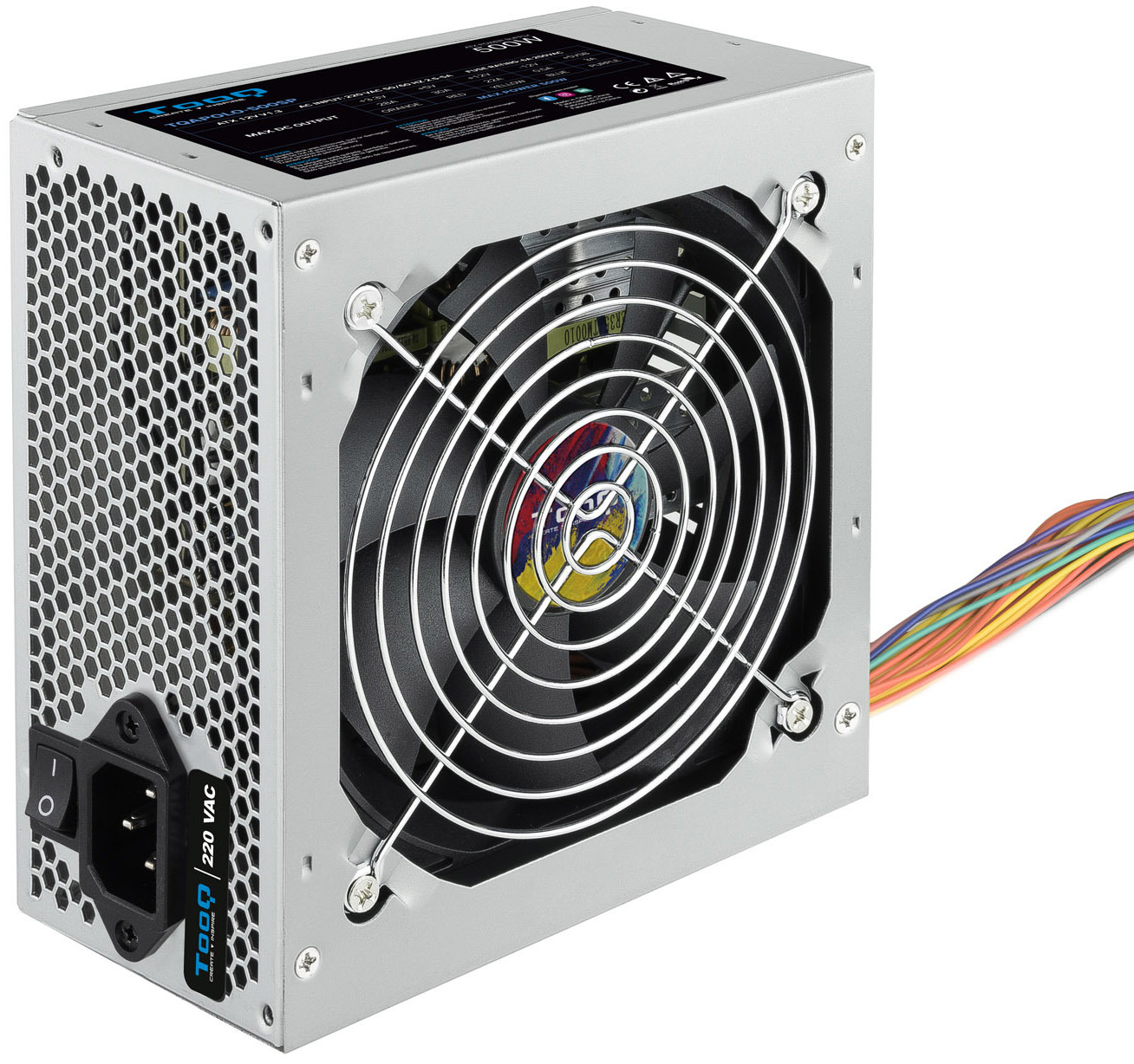 Picture of Picture of Fuente Alimentación Tooq 500W PFC Activo