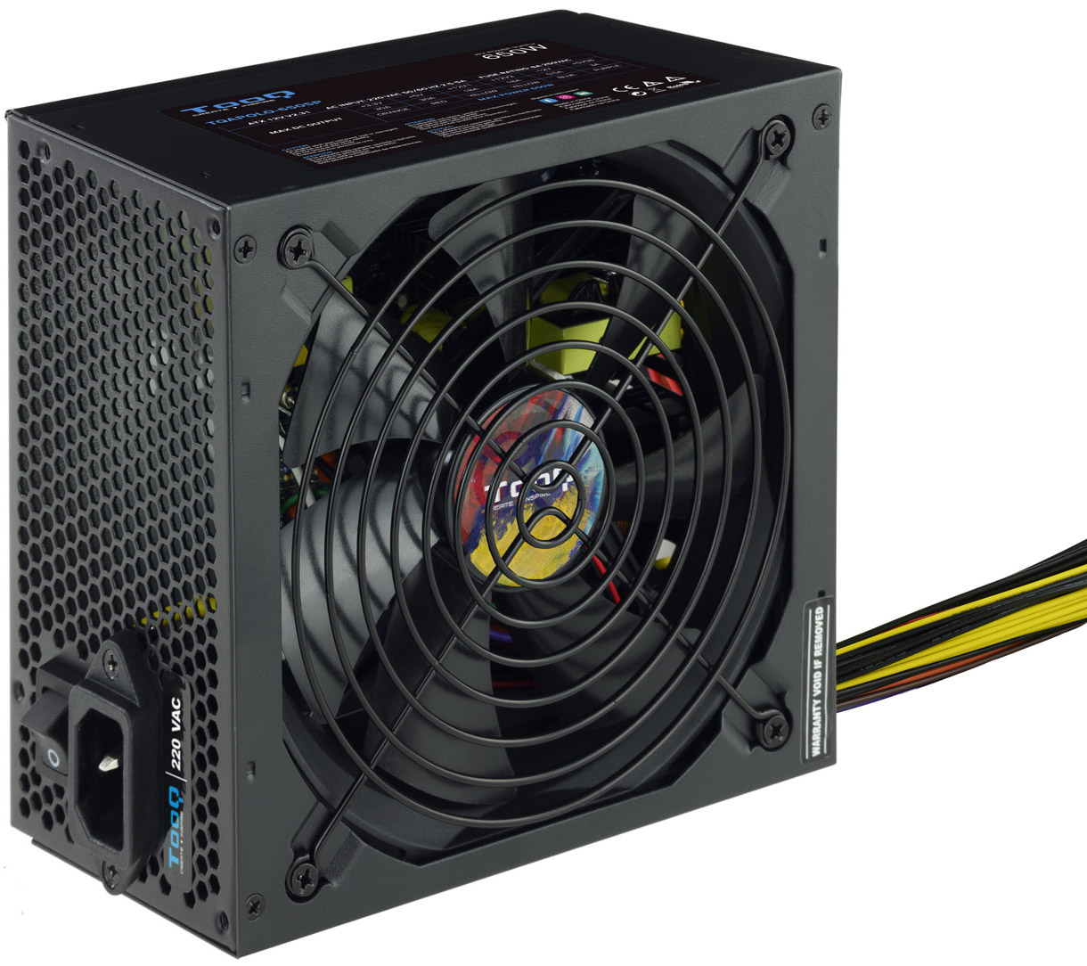 Picture of Picture of Fuente Alimentación Tooq 650W PFC Activo