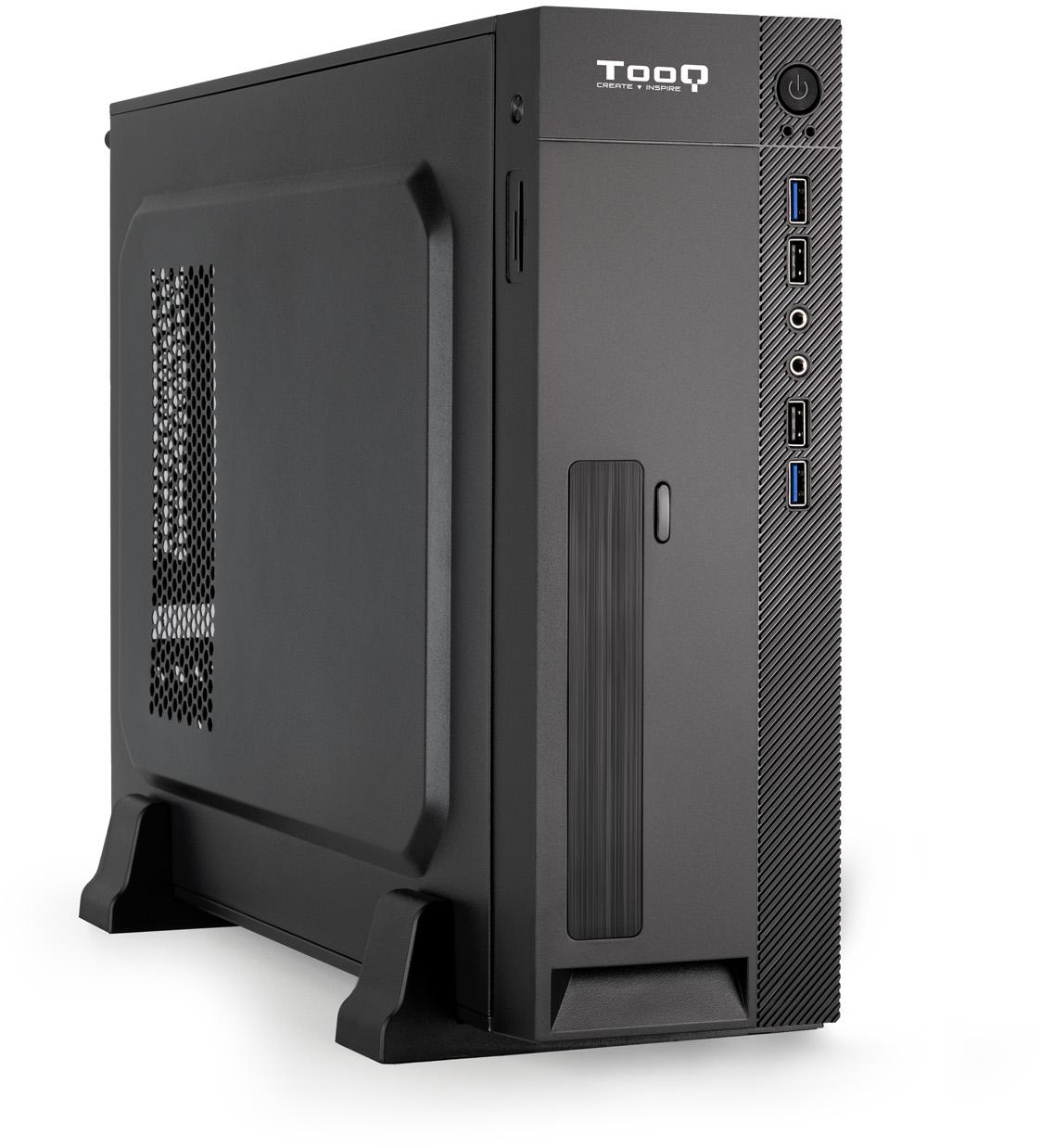 Picture of Picture of Caja Slim Micro-ATX Tooq C/Fuente Alimentación 500W + Lector de Tarjetas + 2x USB 3.0 Negro