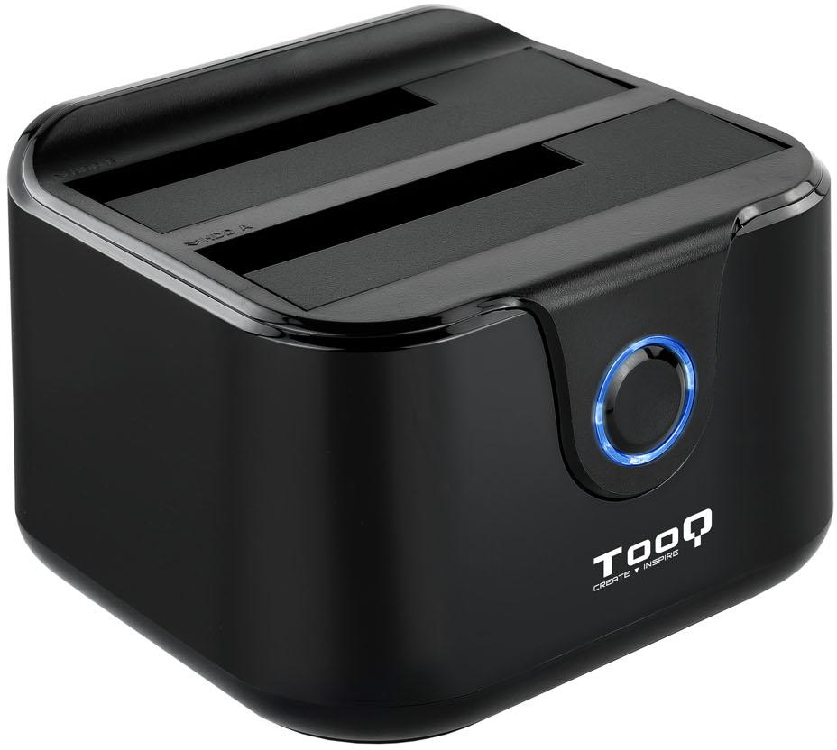 Picture of Picture of Dock Tooq para 2x SATA 2.5/3.5 OTB - USB 3.0 Negro