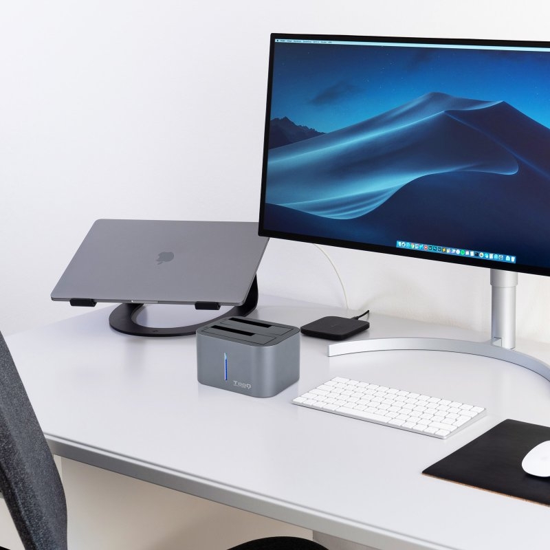 Tooq - Dock Tooq para 2x SATA 2.5/3.5 OTB - USB 3.1 Gen 1