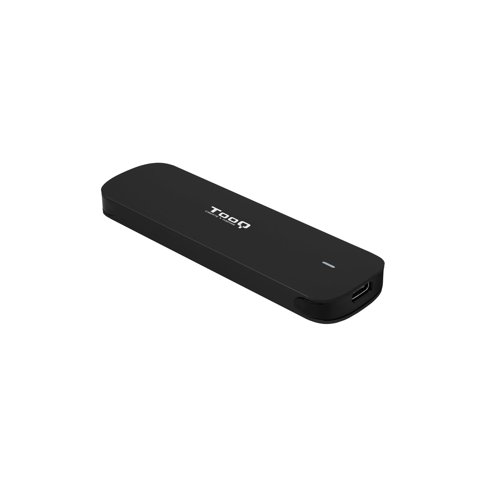 Tooq - Tooq Caja SSD M.2 NGFF/NVMe SSD USB 3.1 Gen 2 Aluminio Negro