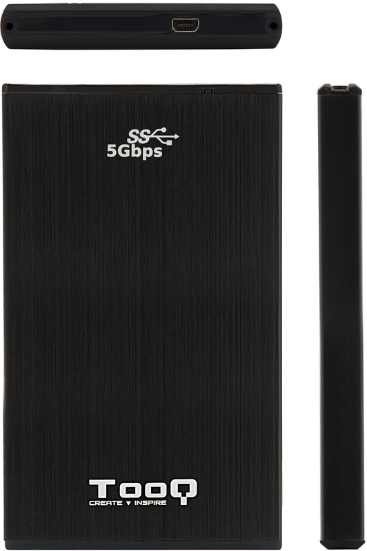 Tooq - Caja Externa HDD Tooq 2.5" SATA (9mm) - USB 3.0 Negro