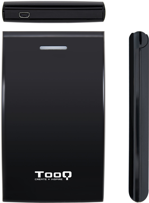 Tooq - Caja Externa HDD Tooq 2.5" SATA (9,5mm) Tool Less - USB 3.0 / 2.0 Negro