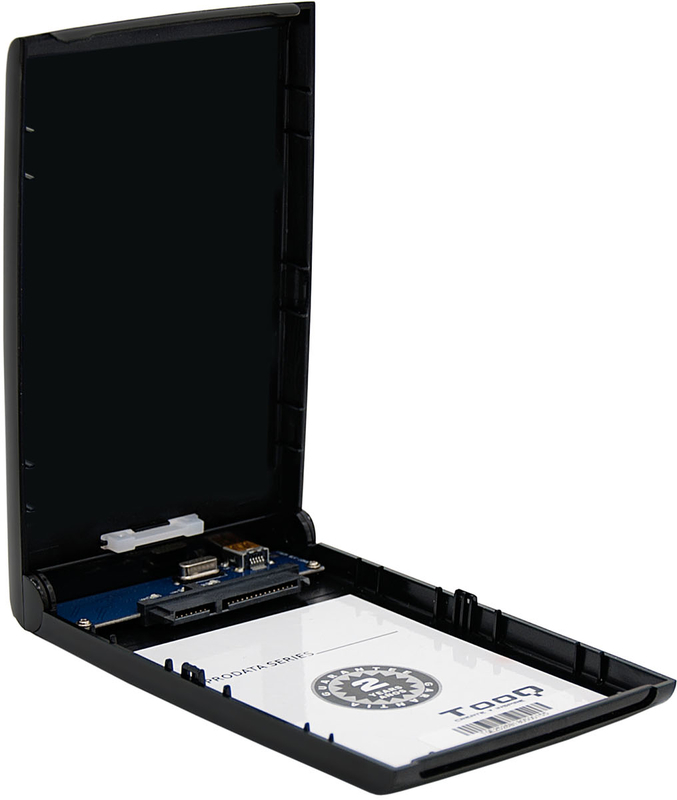 Tooq - Caja Externa HDD Tooq 2.5" SATA (9,5mm) Tool Less - USB 3.0 / 2.0 Negro