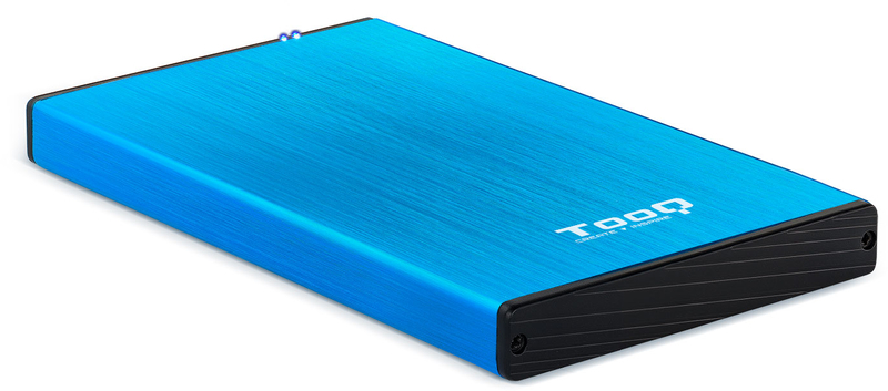 Picture of Picture of Caja Externa HDD Tooq 2.5" SATA (9,5mm) - USB 3.0/3.1 Gen 1 Azul Metalizado