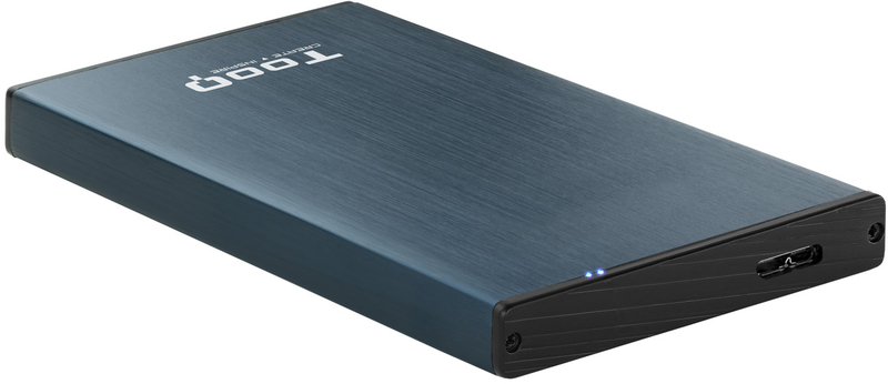 Tooq - Caja Externa HDD Tooq 2.5" SATA (9,5mm) - USB 3.0/3.1 Gen 1 Azul Pacífico