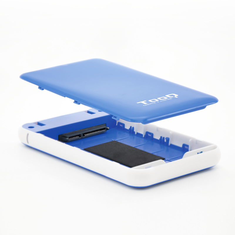 Picture of Picture of Caja Externa HDD Tooq 2.5" SATA (9,5mm) UASP Tool Less - USB 3.1 Gen 1 Azul