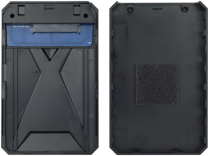 Tooq - Caja Externa HDD Gaming Tooq 2.5" SATA (9,5mm) - USB 3.0 / 3.1 Gen 1 Negro LED Azul
