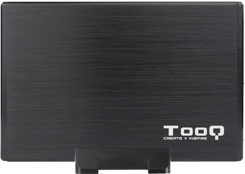 Tooq - Caja Externa HDD Tooq 3.5" SATA - USB 3.0 Aluminio Negro