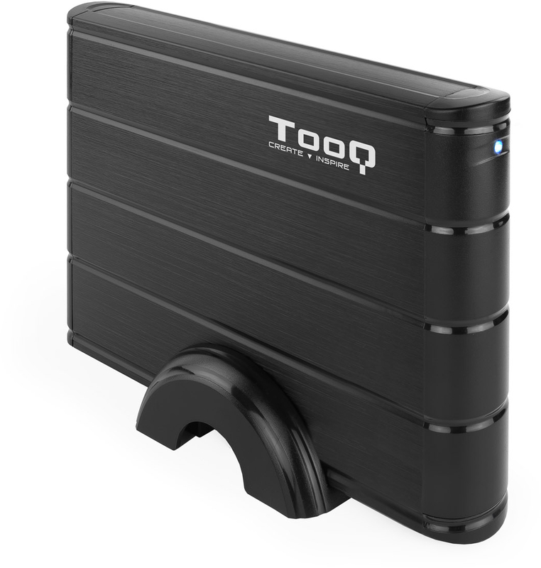 Picture of Picture of Caja Externa HDD Tooq 3.5" SATA LED - USB 3.0 Negro