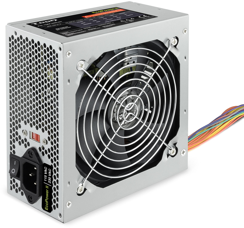 Picture of Picture of Fuente Alimentación Tooq Ecopower II ATX 500W (S/Cable Alim)