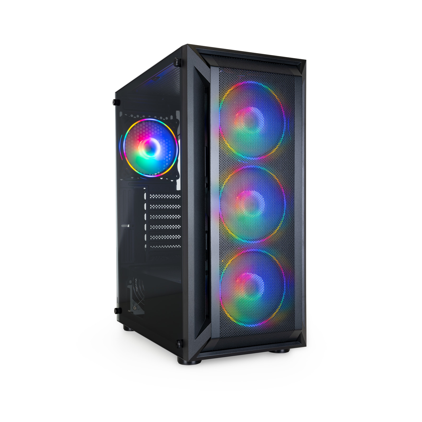 Picture of Picture of Caja ATX Tooq RAGNAROK Mesh RGB c/ Cristal Templado Negra