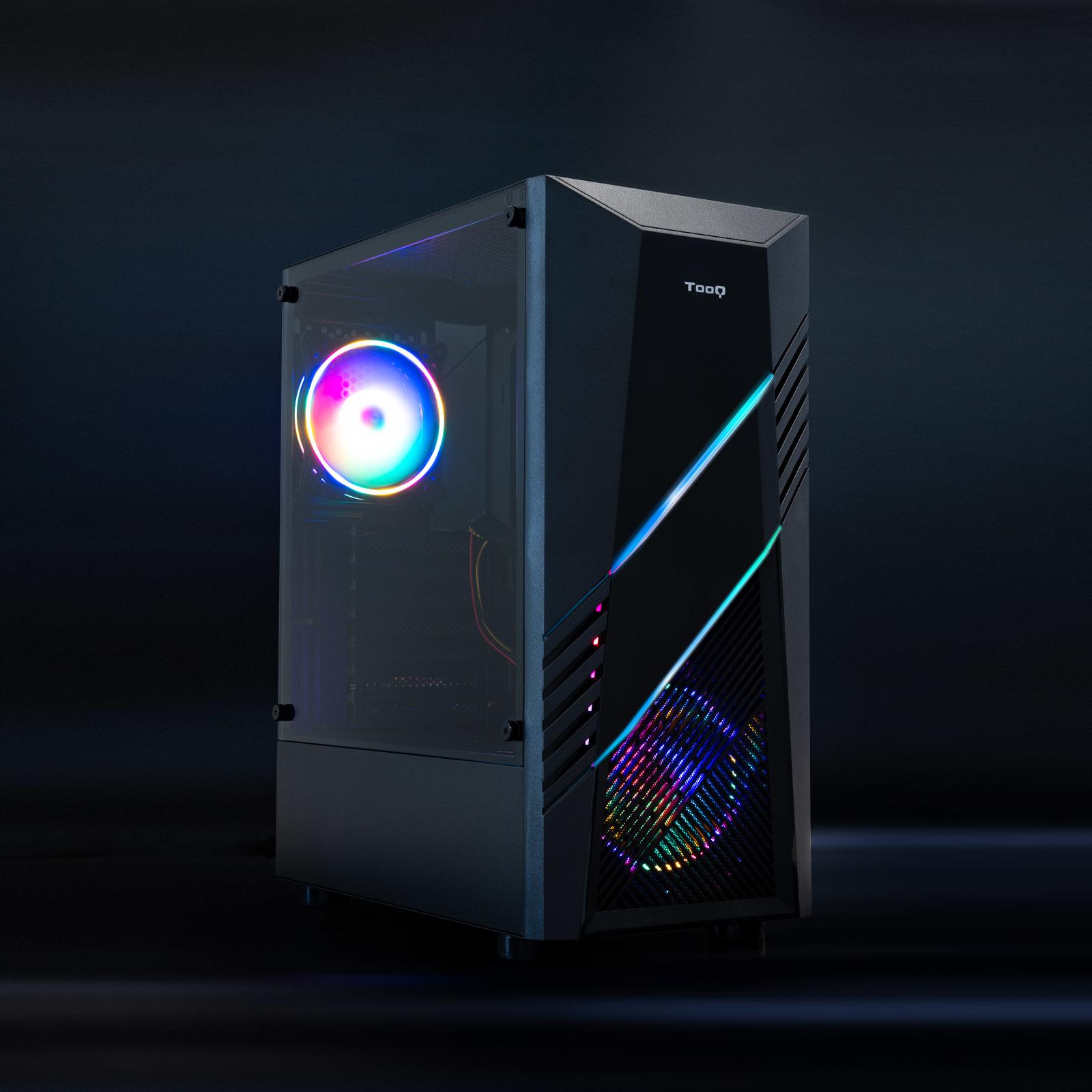 Picture of Picture of Caja ATX Tooq BIOHAZARD RGB c/ VidrioTemplado Negra