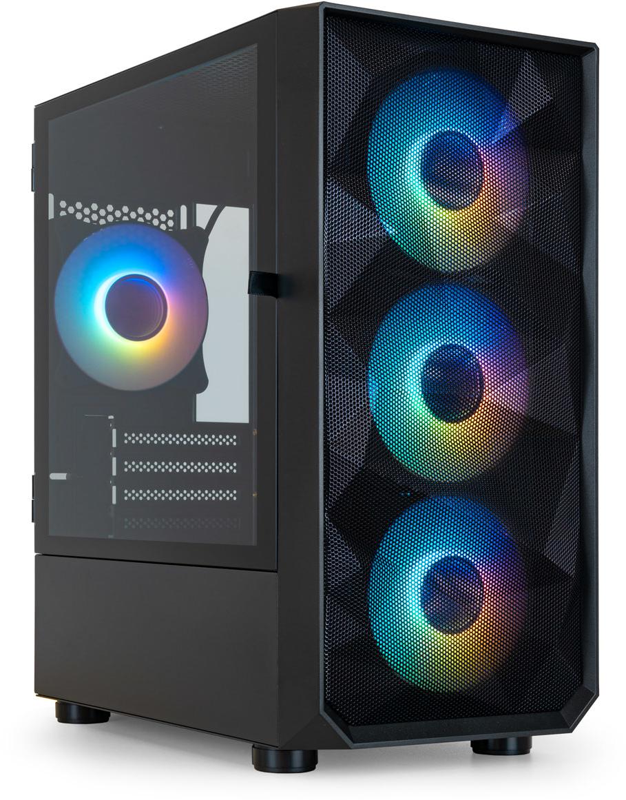 Picture of Picture of Caja Micro-ATX Tooq SEIZURE Mesh ARGB c/ Cristal Templado Negra