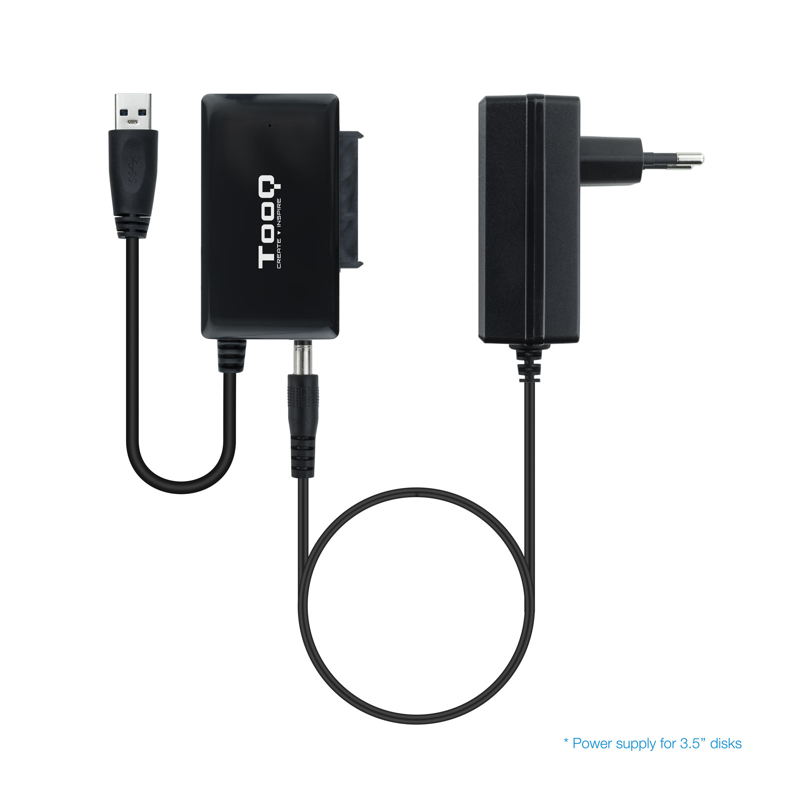 Picture of Picture of Adaptador Tooq USB 3.0 USB-A - SATA HDD/SSD 2.5" / 3.5"
