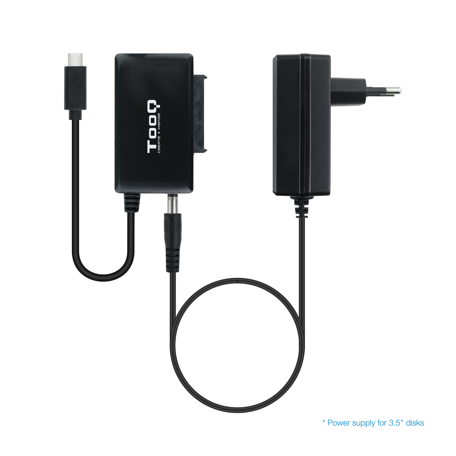 Picture of Picture of Adaptador Tooq USB 3.0 USB-C - SATA HDD/SSD 2.5" / 3.5"