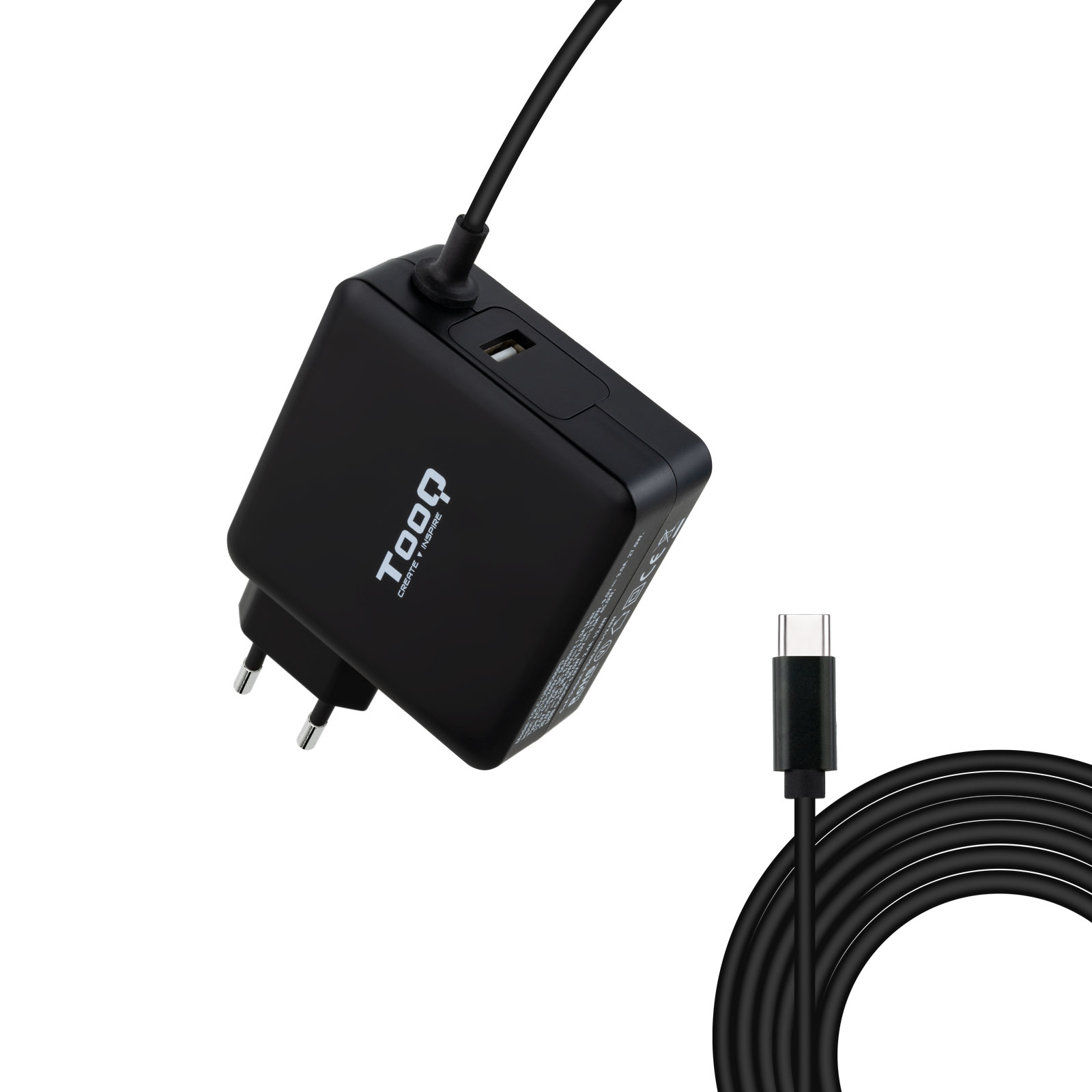 Picture of Picture of Cargador de Portátil Tooq PD 3.0 65W USB-C