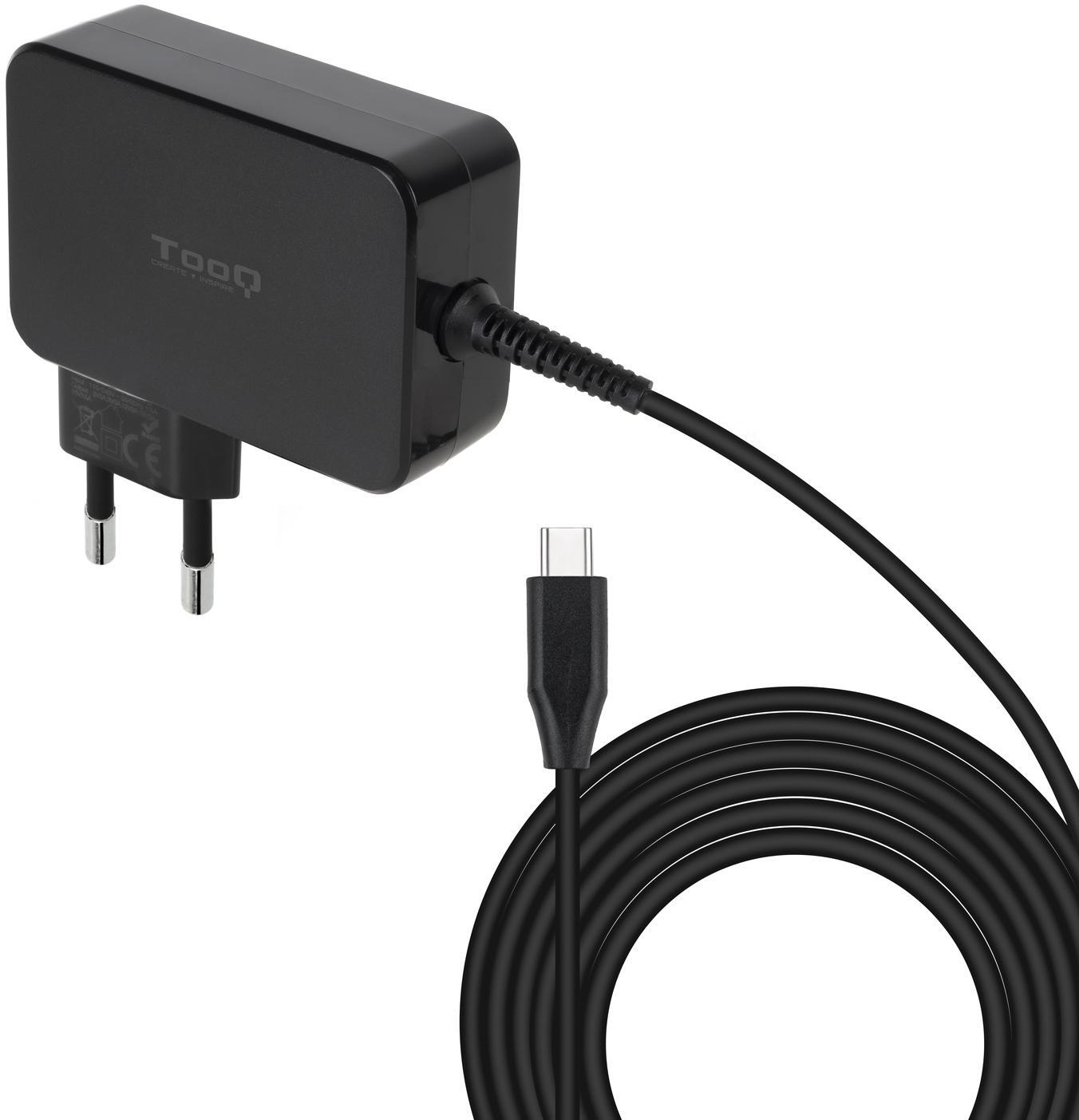 Tooq - Cargador de Portátil GaN Tooq USB-C PD 100W