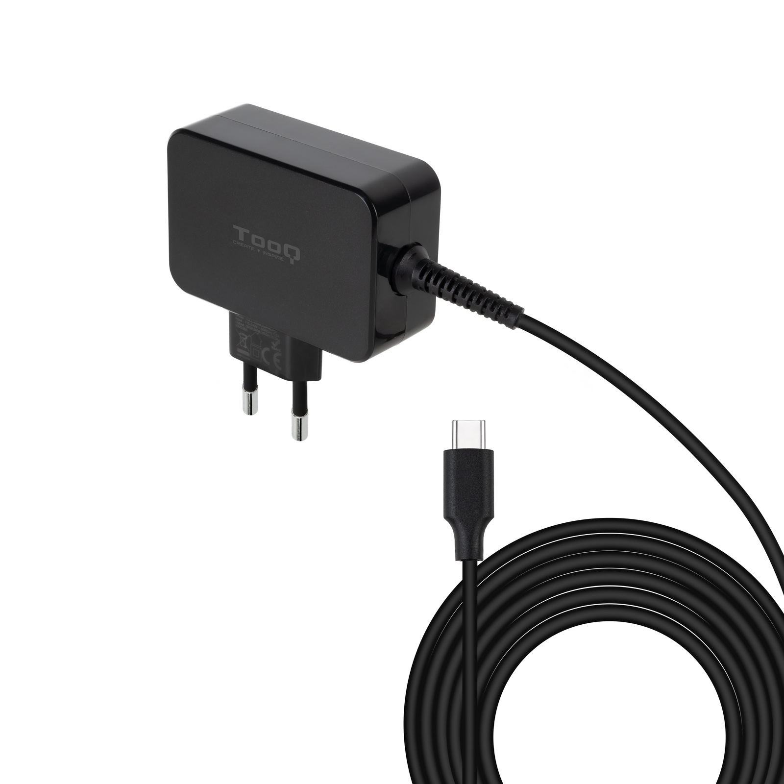 Picture of Picture of Cargador para portátil Tooq USB-C PD 65W GaN