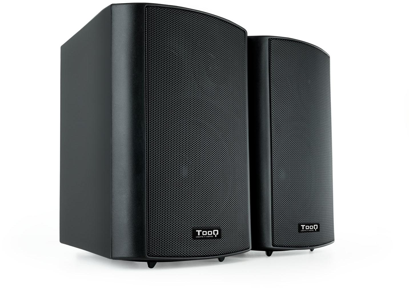 Tooq - Altavoces de pared autoamplificados Tooq RMS 2 x 30W Negro