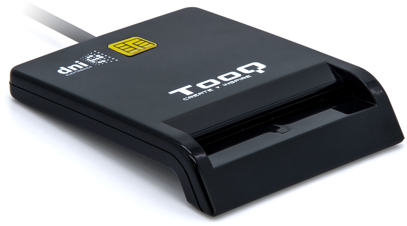 Picture of Picture of Lector de Tarjetas Tooq - Tarjetas Inteligentes / DNI 4.0 USB 2.0 Negro