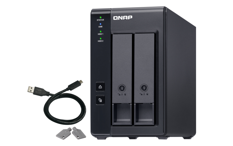 QNap - Unidade de Expansão NAS QNAP TR-002 - 2 Baías - USB Type C