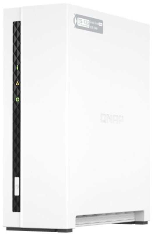 QNap - NAS QNAP TS-133 - 1 Baía - 1.8GHz 4-core - 2GB RAM