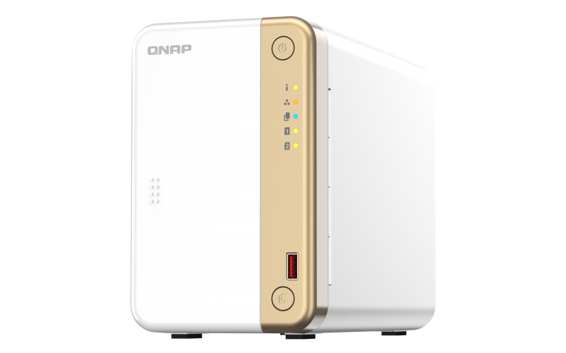 QNap - NAS QNAP TS-262-4G - 4 Baías - 2.9GHz 2-core - 4GB RAM