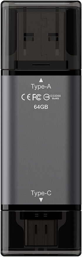 Picture of Picture of Pen Team Group X1 64GB USB3.2 Gen1 (Type-C + Type-A)