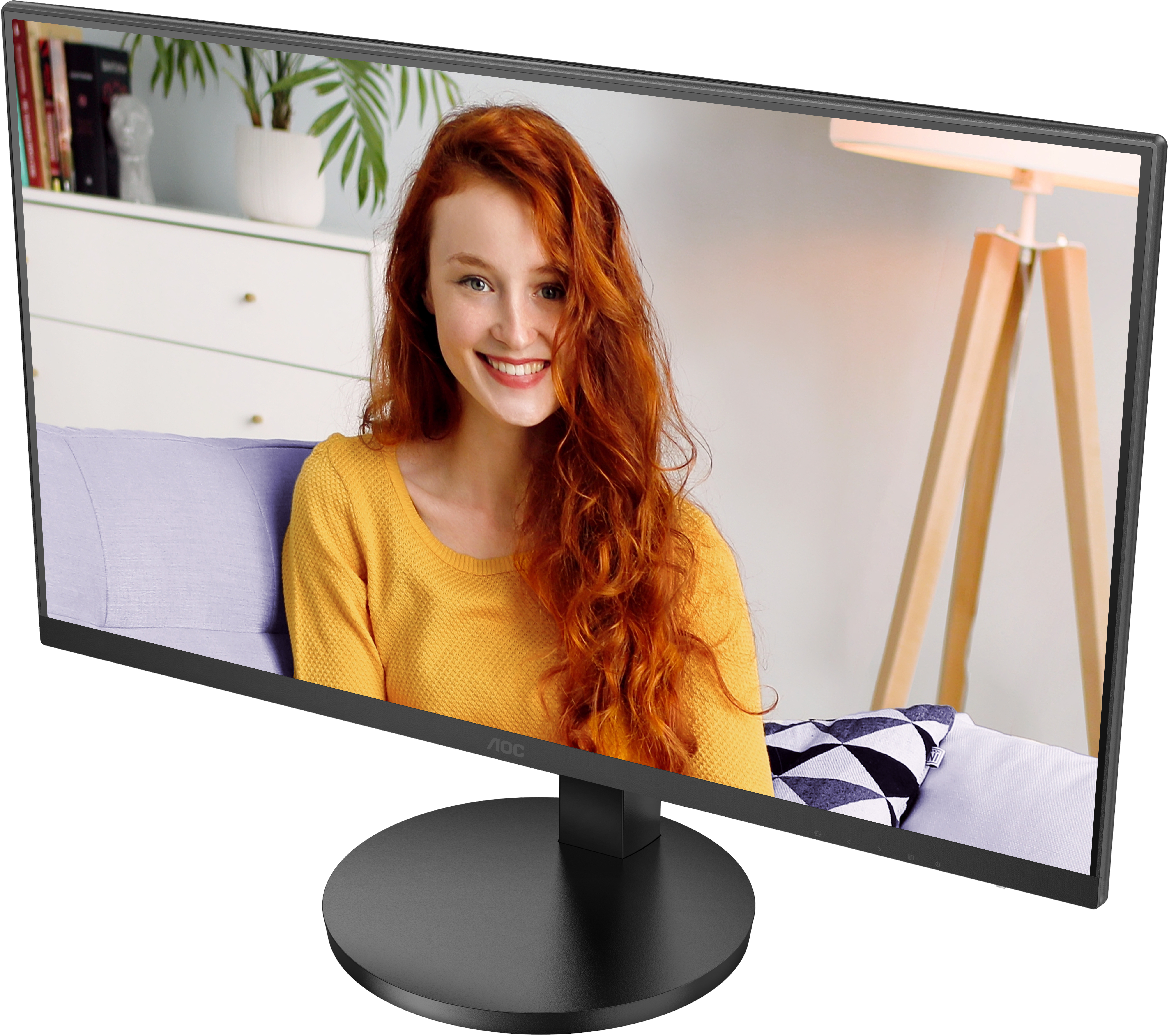 AOC - Monitor AOC 27" U27B3CF IPS 4K 60Hz USB-C (PD65W) Ajuste de altura