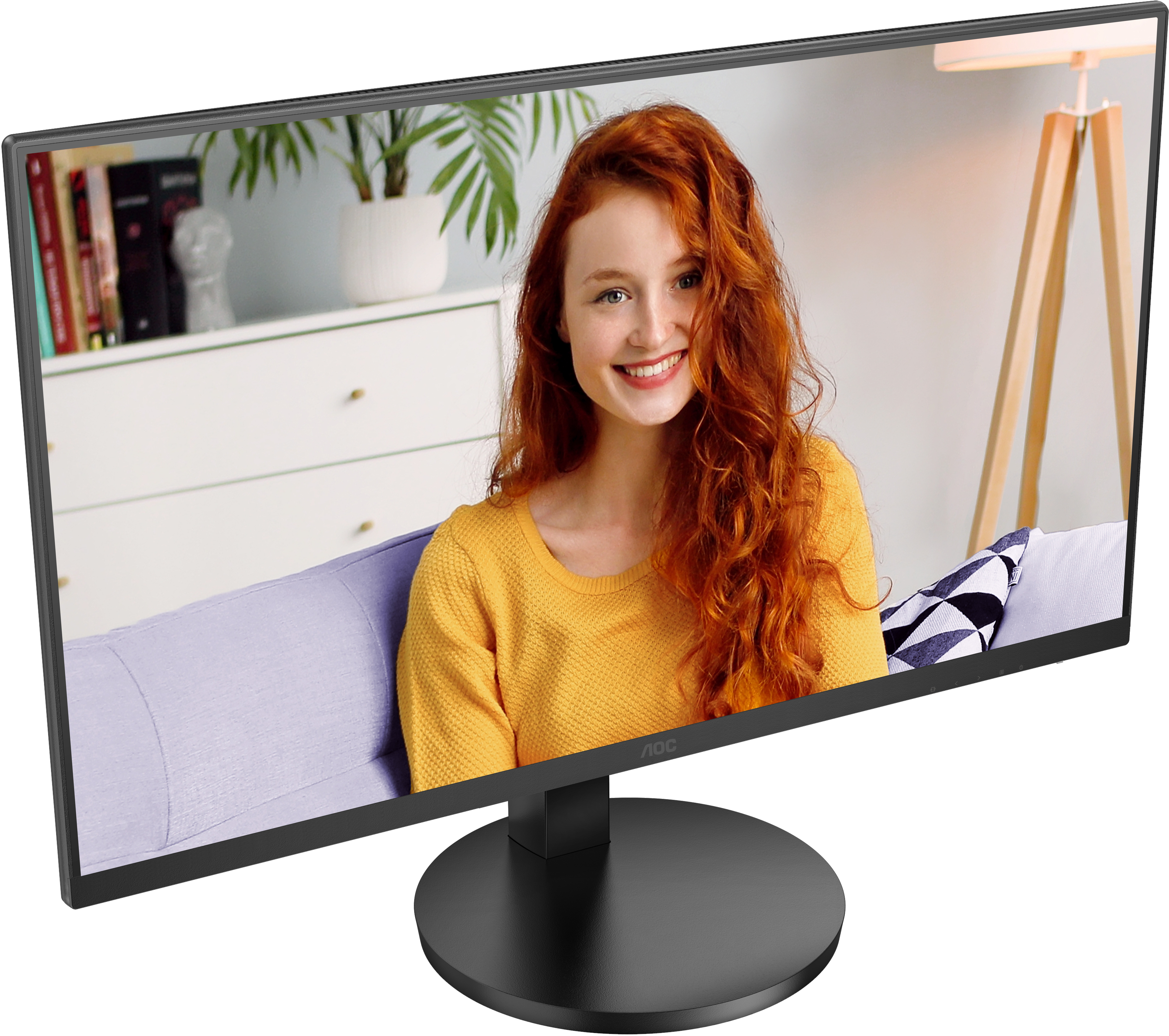 AOC - Monitor AOC 27" U27B3CF IPS 4K 60Hz USB-C (PD65W) Ajuste de altura