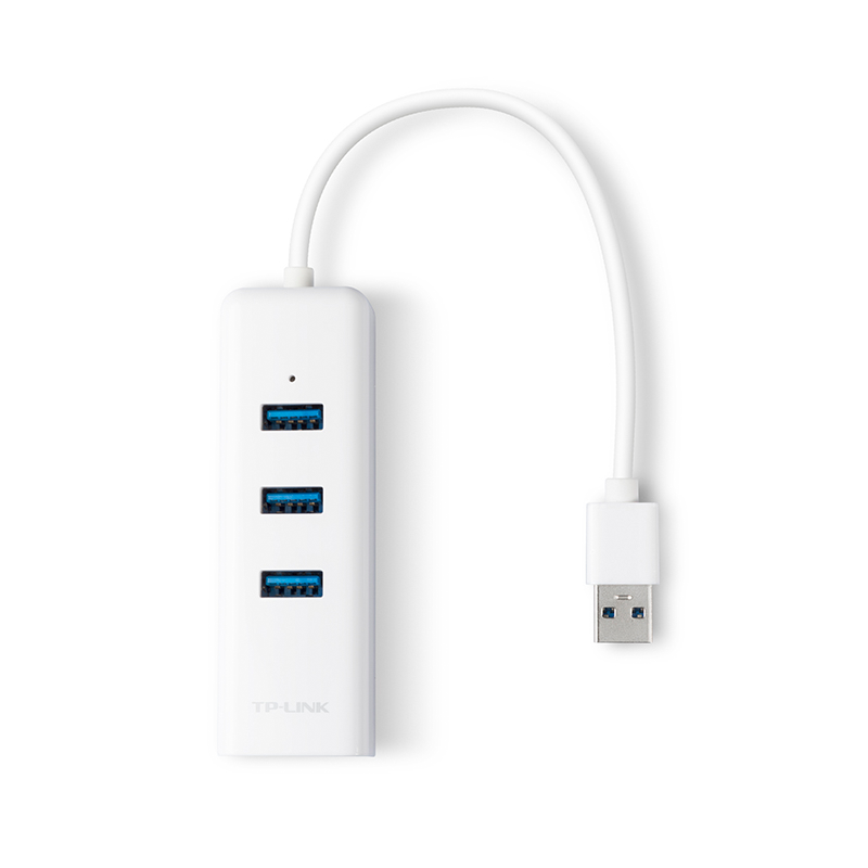 Picture of Picture of Adaptador USB TP-Link UE330 USB 3.0 para Ethernet Gigabit + 3 Portas USB 3.0
