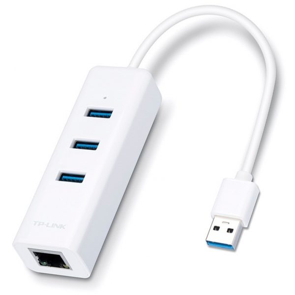 Picture of Picture of Adaptador USB TP-Link UE330 USB 3.0 para Ethernet Gigabit + 3 Portas USB 3.0