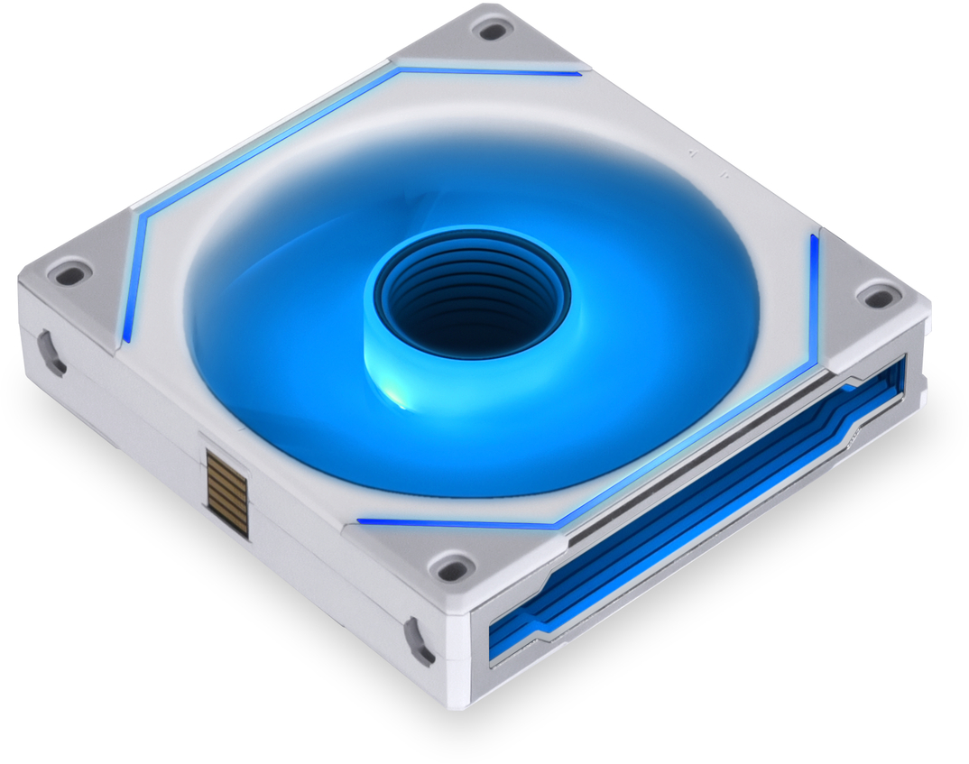 Lian Li - Ventilador Lian Li UNI FAN SL120 Infinity RGB PWM Blanco 120mm (Pack 3)