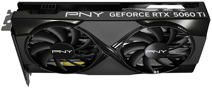 PNY - Tarjeta Gráfica PNY GeForce® RTX 5060 Ti Dual Fan OC 8GB GDDR7 DLSS4