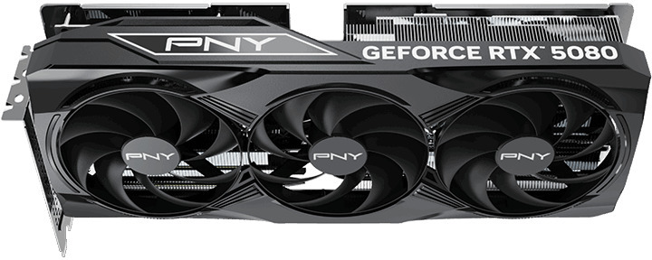 PNY - Tarjeta Gráfica PNY GeForce® RTX 5080 Gaming Triple Fan OC 16GB GDDR7 DLSS3