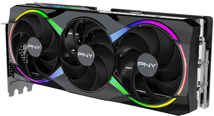 PNY - Tarjeta Gráfica PNY GeForce® RTX 5080 Gaming RGB Triple Fan OC 16GB GDDR7 DLSS3