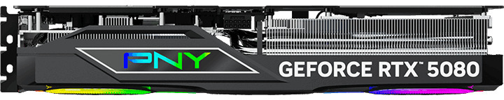 PNY - Tarjeta Gráfica PNY GeForce® RTX 5080 Gaming RGB Triple Fan OC 16GB GDDR7 DLSS3