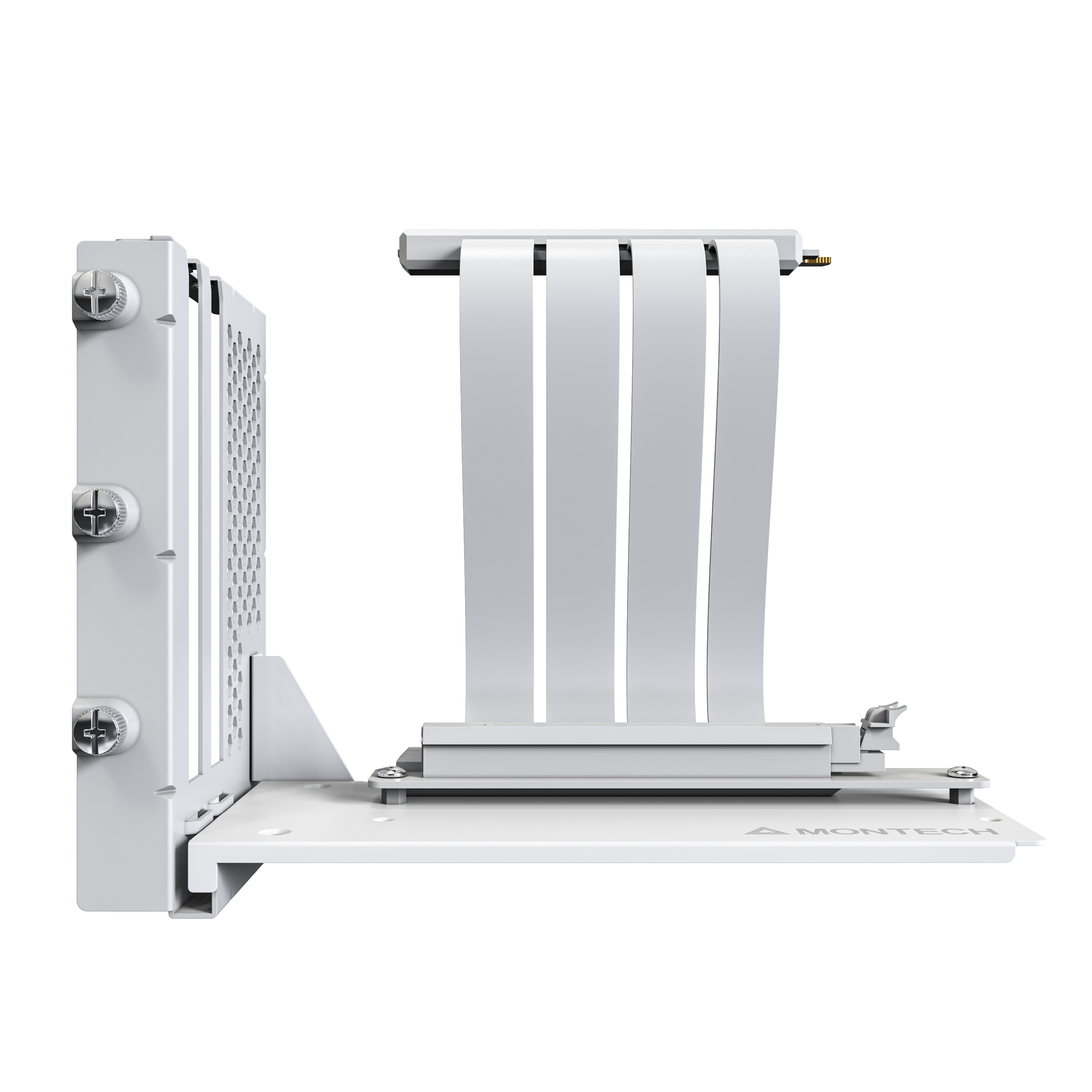 Picture of Picture of Kit Soporte VGA Montech Vertical Blanco