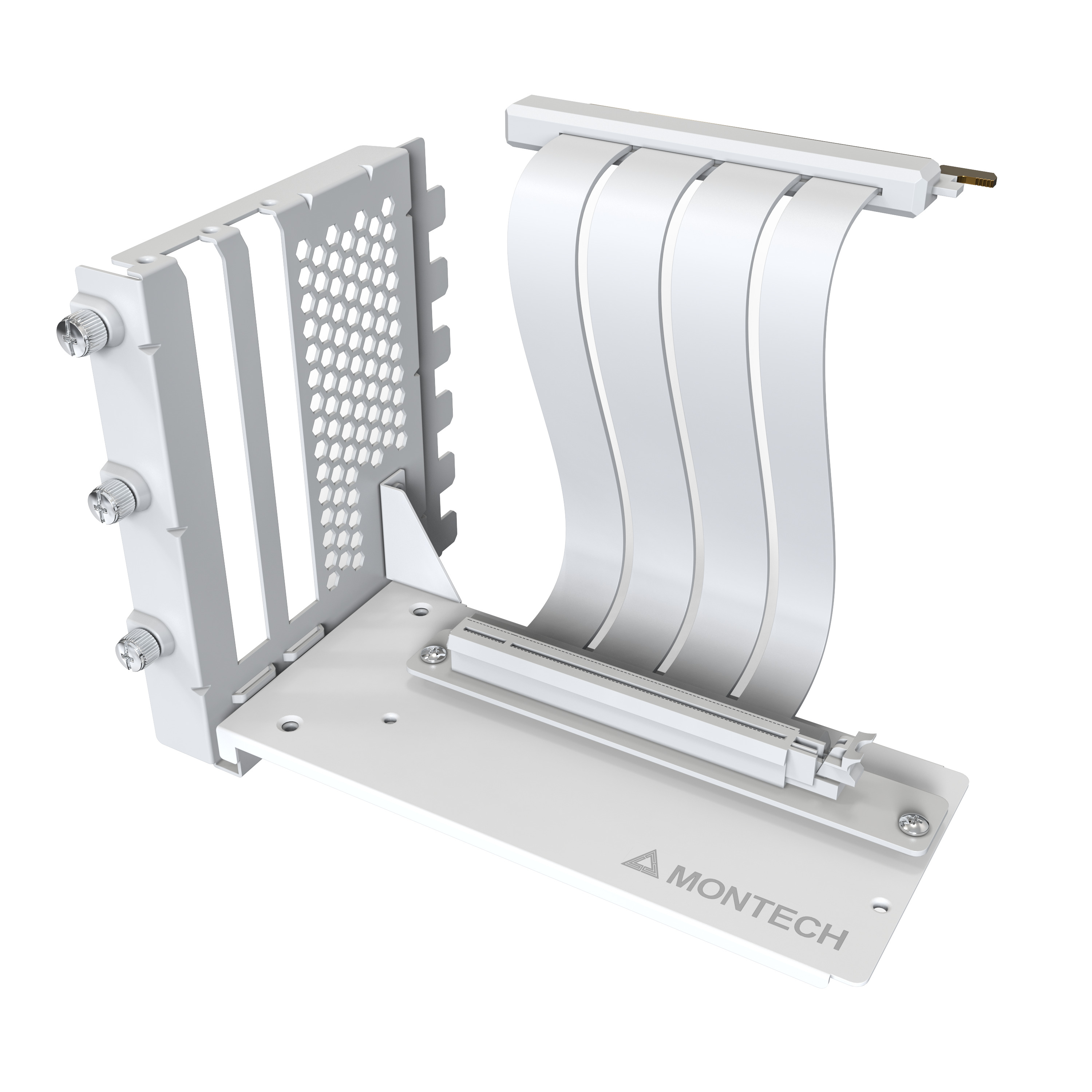 Montech - Kit Soporte VGA Montech Vertical Blanco