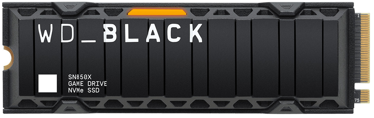 Picture of Picture of Disco SSD Western Digital Black SN850X 1TB Heatsink Gen4 M.2 NVMe