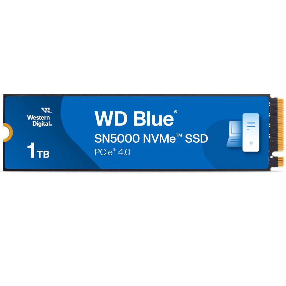 Picture of Picture of Disco SSD Western Digital Blue SN5000 1TB Gen4 M.2 NVMe (5150/4900MB/s)